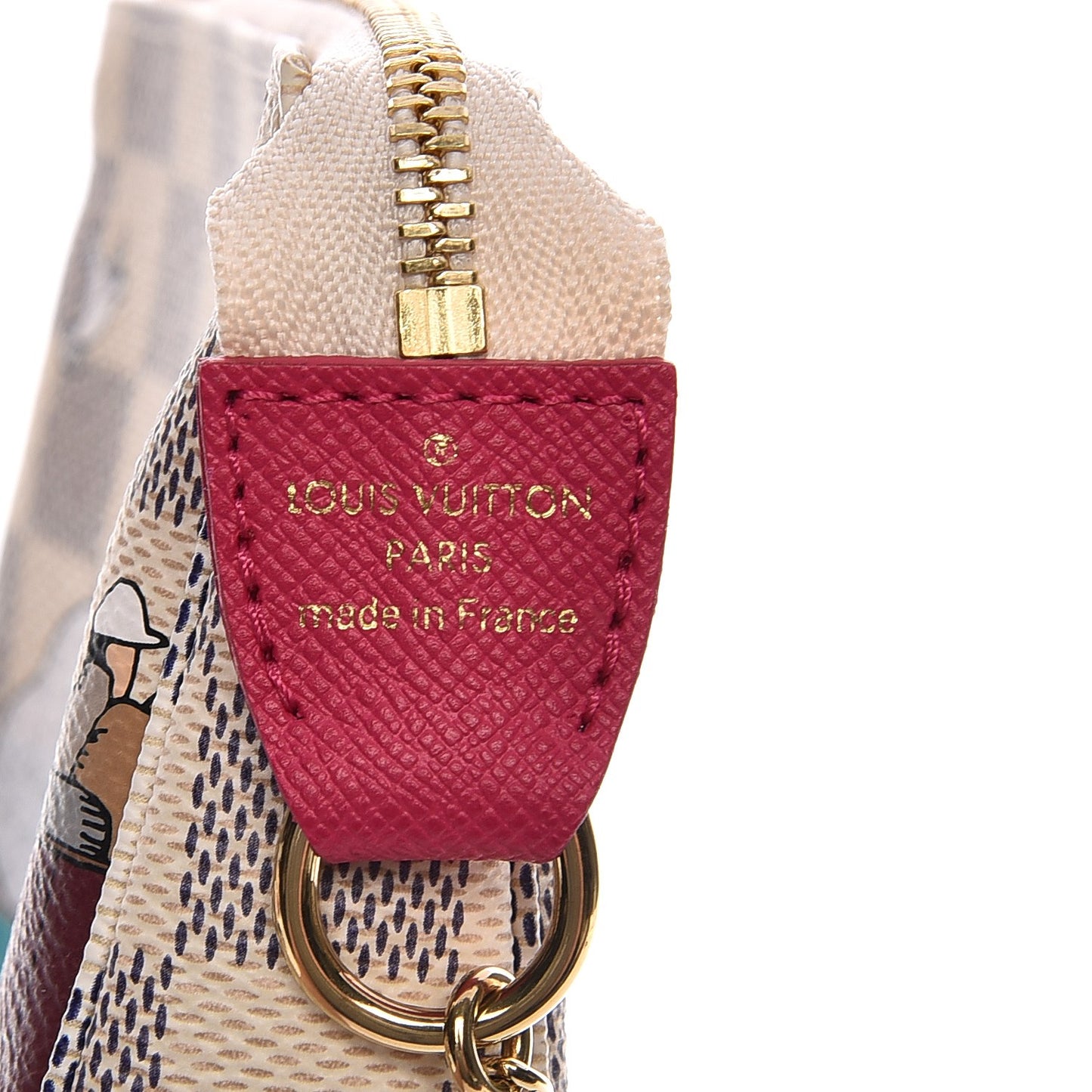 Damier Azur 2015 Christmas Animation Mini Pochette Accessories