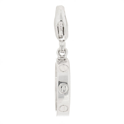 Cartier 18K White Gold LOVE Ring Charm 1 of 6