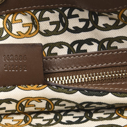 Gucci Suede Medium Britt Tote Brown 7 of 18