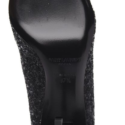 Saint Laurent Glitter Opyum 85 Pumps 37.5 Black 7 of 10