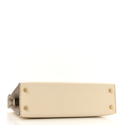 Hermes Epsom Mini Horseshoe Kelly Sellier 20 Craie Gris Asphalte 4 of 11