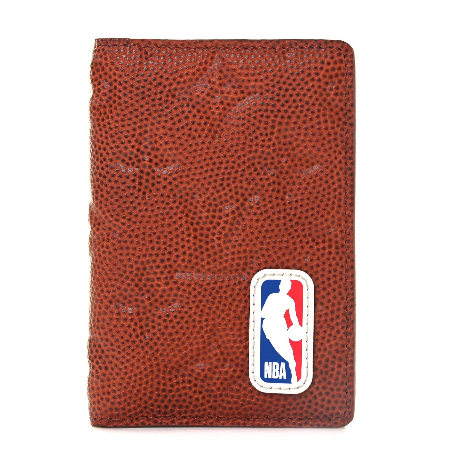 Louis Vuitton X NBA Grained Calfskin Monogram Pocket Organizer Brick Orange 1 of 8
