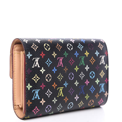 Louis Vuitton Monogram Multicolor Alexandra Wallet Black 2 of 11