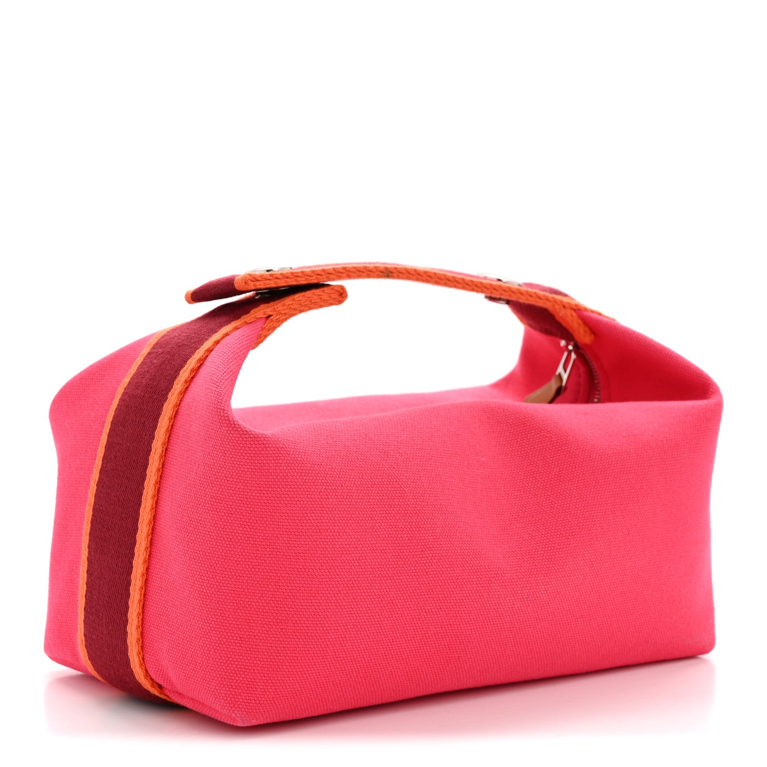 Hermes Canvas Small Bride-A-Brac Pouch Hibiscus 3 of 7