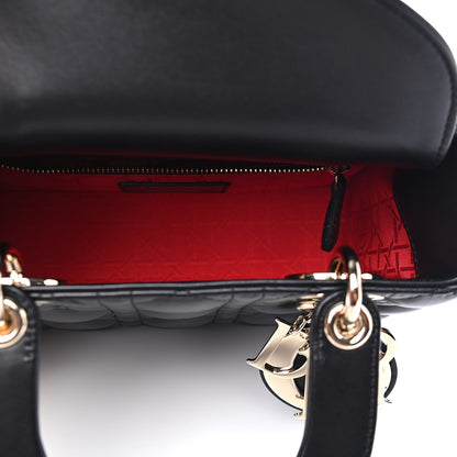 Christian Dior Lambskin Cannage Small My ABCDior Lady Dior Black 5 of 10