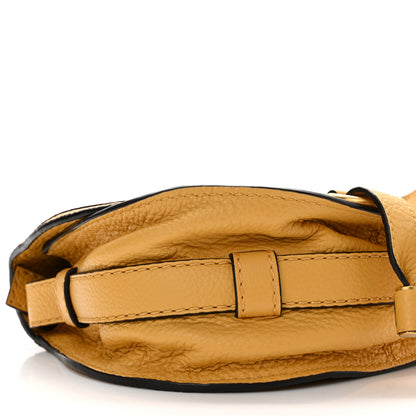 Chloe Calfskin Mini Marcie Round Crossbody Bag Honey Gold 10 of 11