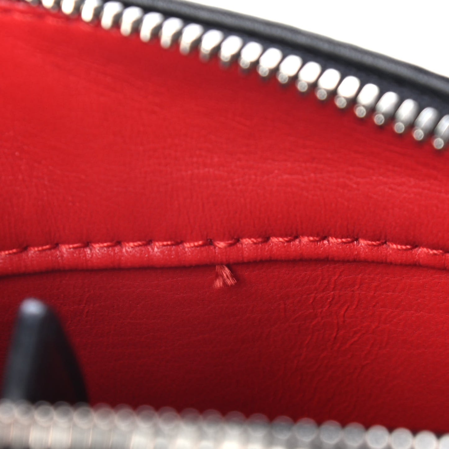 Calfskin S Triangle Duffle Black