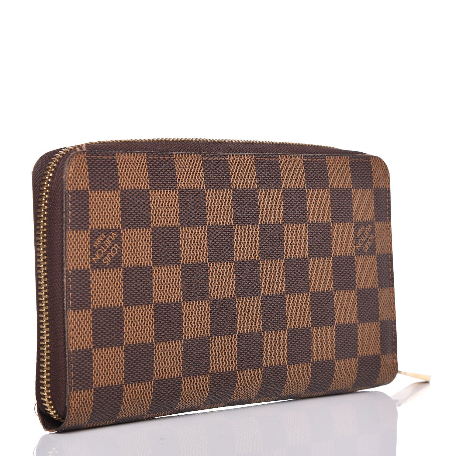 Louis Vuitton Damier Ebene Zippy Organizer Wallet 3 of 9