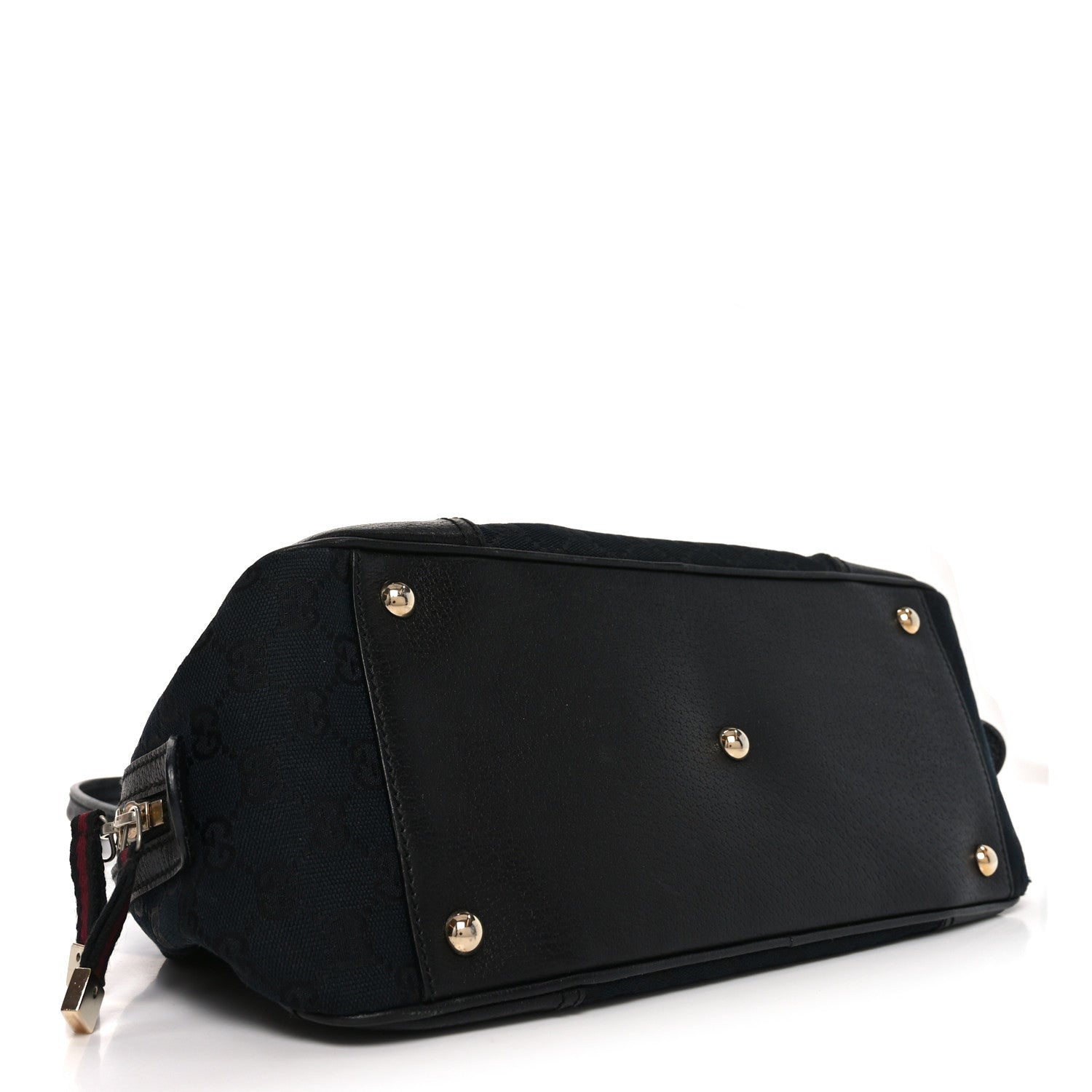 Gucci Monogram Small Princy Satchel Black 4 of 10