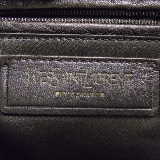 Saint Laurent Suede Boheme Fringe Hobo Green 8 of 10