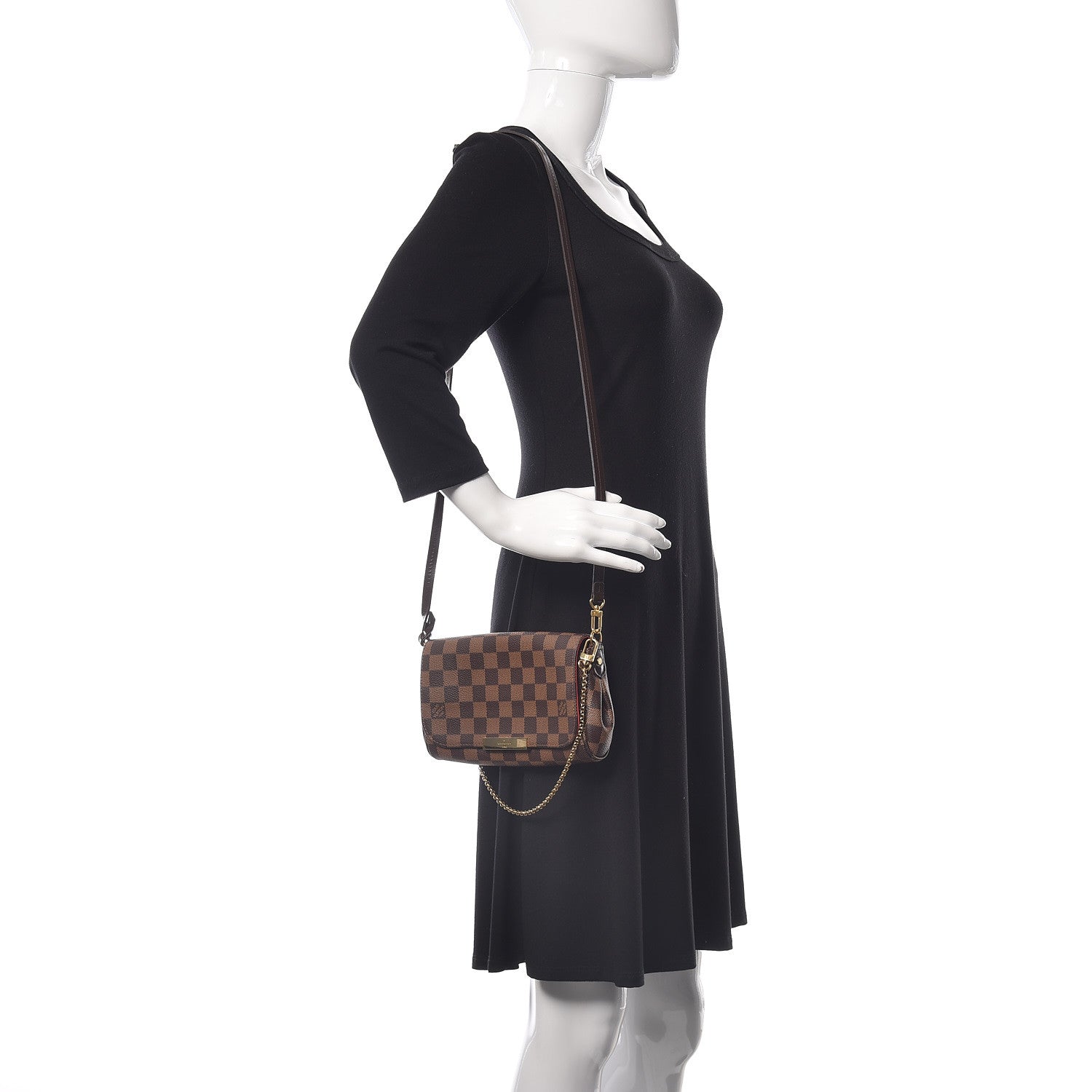 Louis Vuitton Damier Ebene Favorite PM 2 of 14