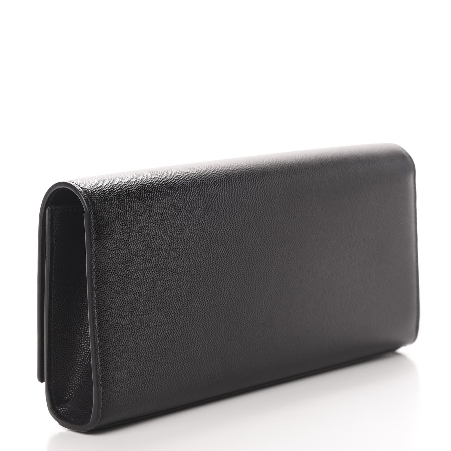 Saint Laurent Grain De Poudre Monogram Cassandre Clutch Black 3 of 7