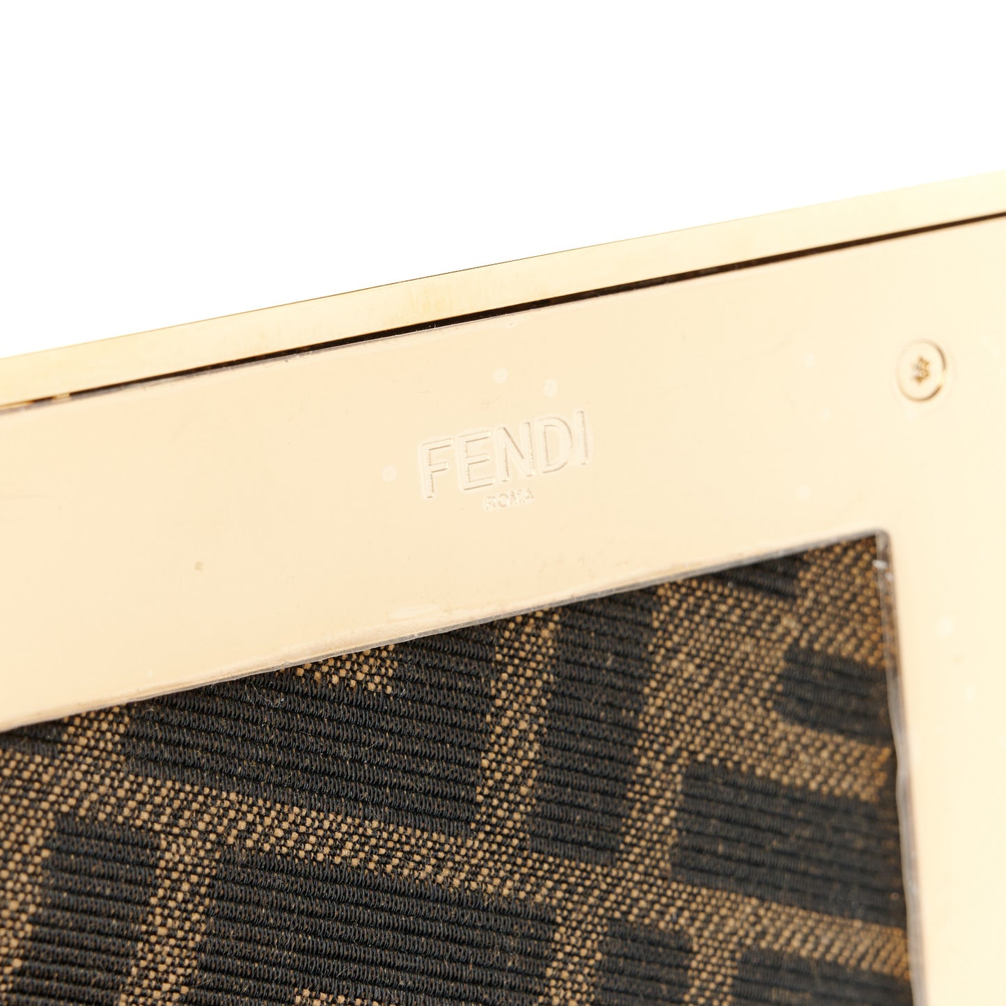 Shiny Nappa Medium Fendi First Caramello