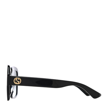 Gucci Oversized Square GG0036S Sunglasses Black 2 of 8