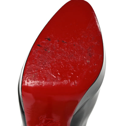 Christian Louboutin Patent Bianca 140 Pumps 39 Black 8 of 9