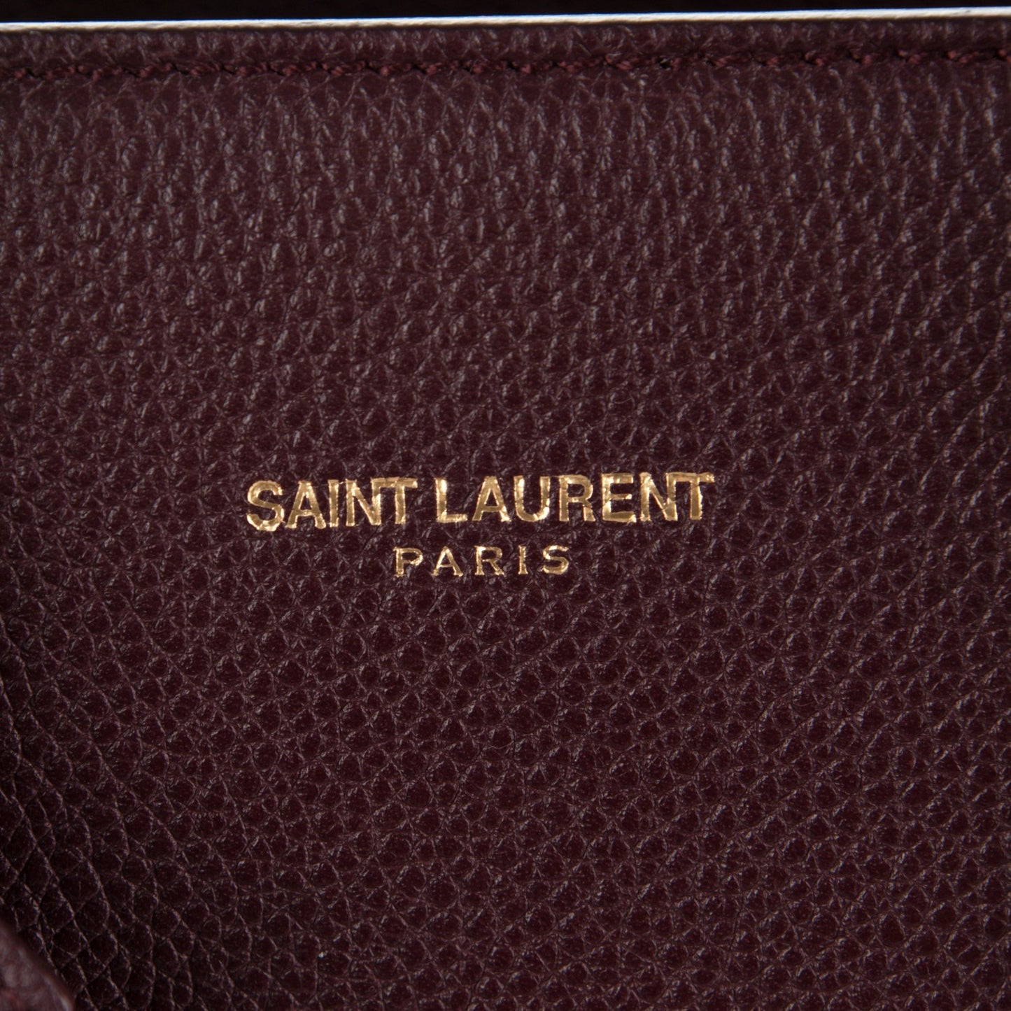 Grained Calfskin Baby Sac De Jour Bordeaux