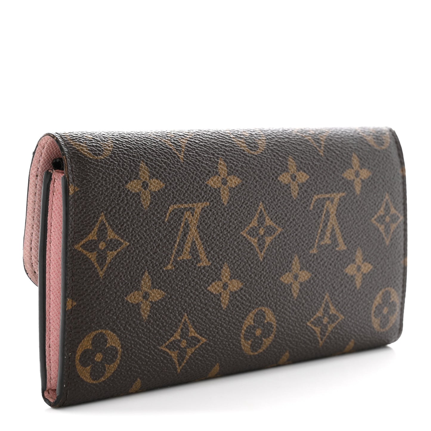 Monogram Emilie Wallet Rose Ballerine