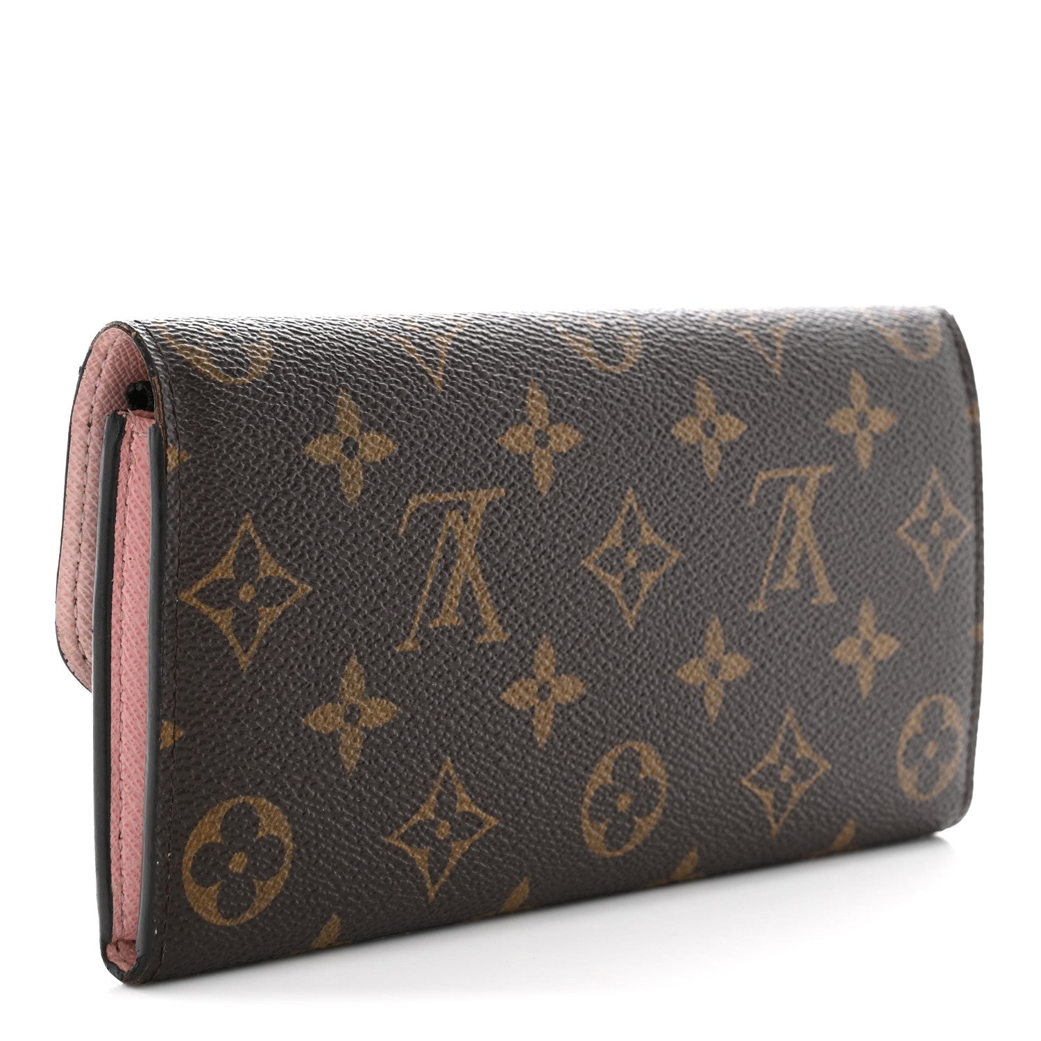 Louis Vuitton Monogram Emilie Wallet Rose Ballerine 3 of 9