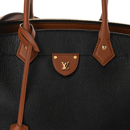 Louis Vuitton Calfskin All Set MM Black Tan 8 of 10
