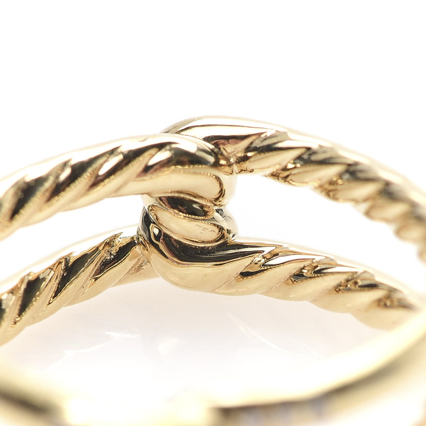 18K Yellow Gold Diamond 6.5mm Continuance Band Ring 54 6.75