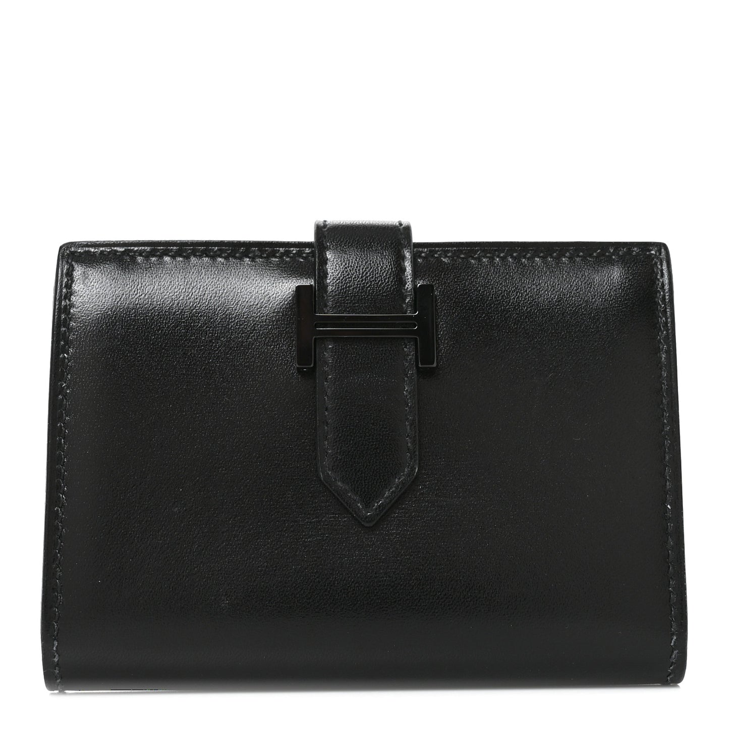 Box Monochrome Bearn Card Holder Wallet Black