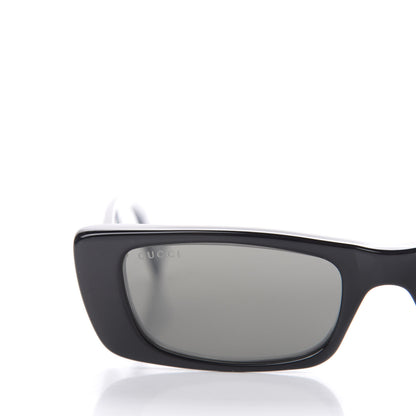 Gucci Acetate Rectangular Sunglasses GG0516S Black 7 of 8