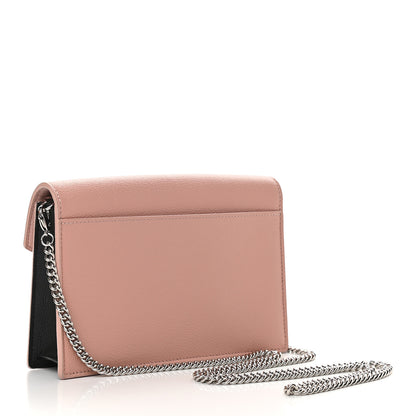 Louis Vuitton Calfskin My Lockme Chain Pochette Rose Ballet White 3 of 8
