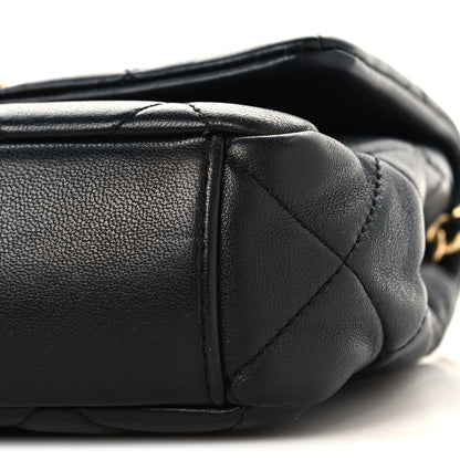 Chanel Lambskin Quilted Mini CC Crystal Logo Chain Flap Black 10 of 10