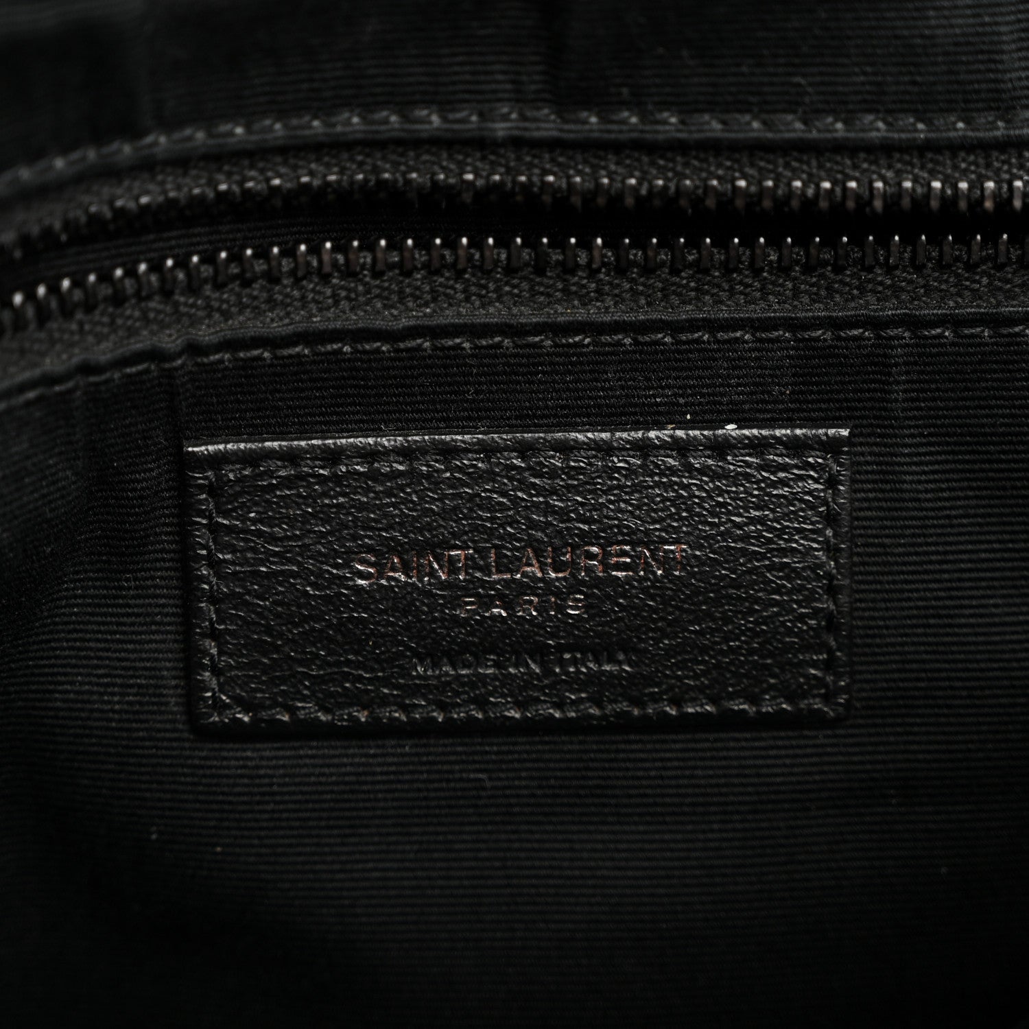 Saint Laurent Calfskin Y Quilted Monogram Large Loulou Chain Satchel Black 6 of 17