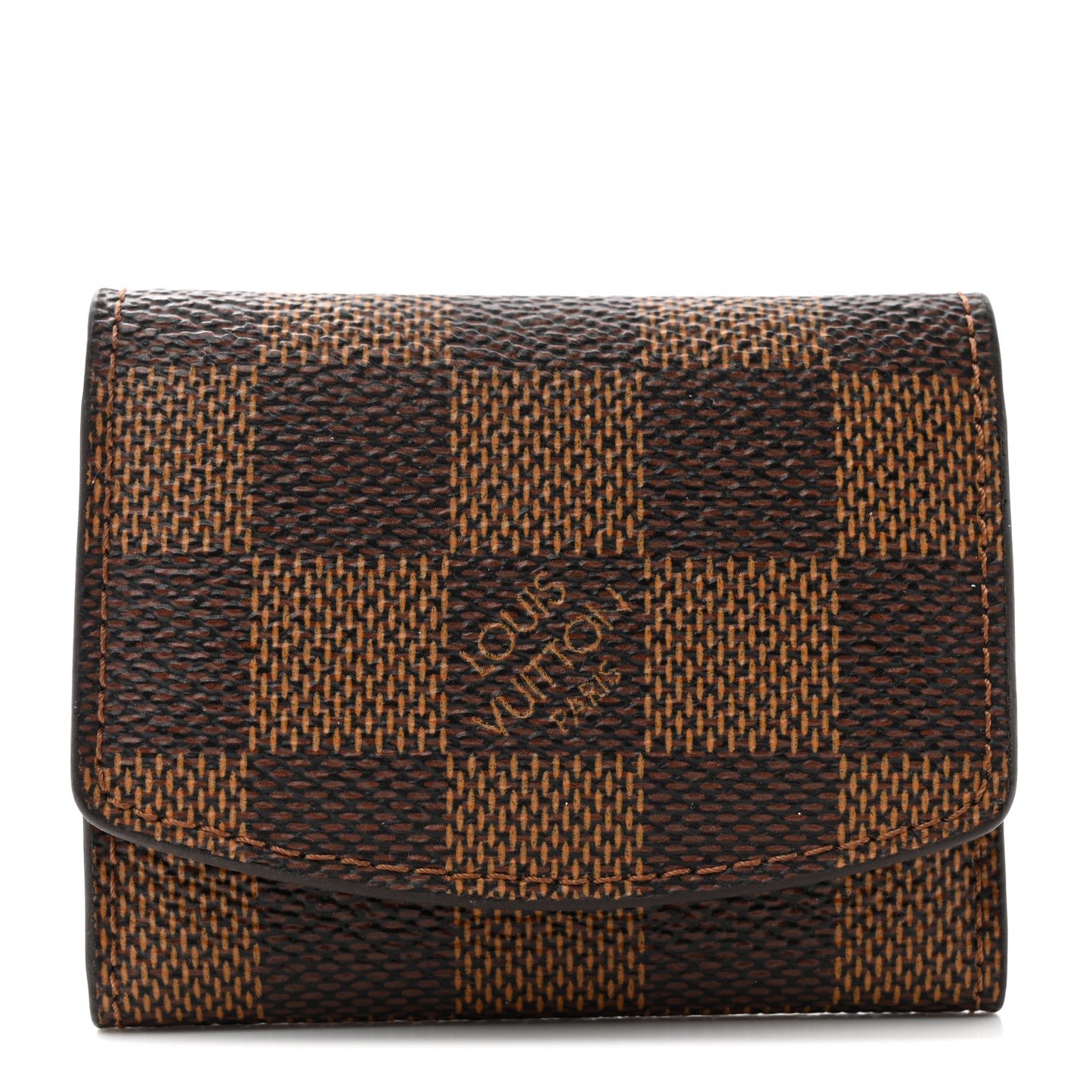 Damier Ebene Cufflinks Case