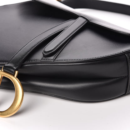 Christian Dior Calfskin Saddle Bag Black 10 of 12