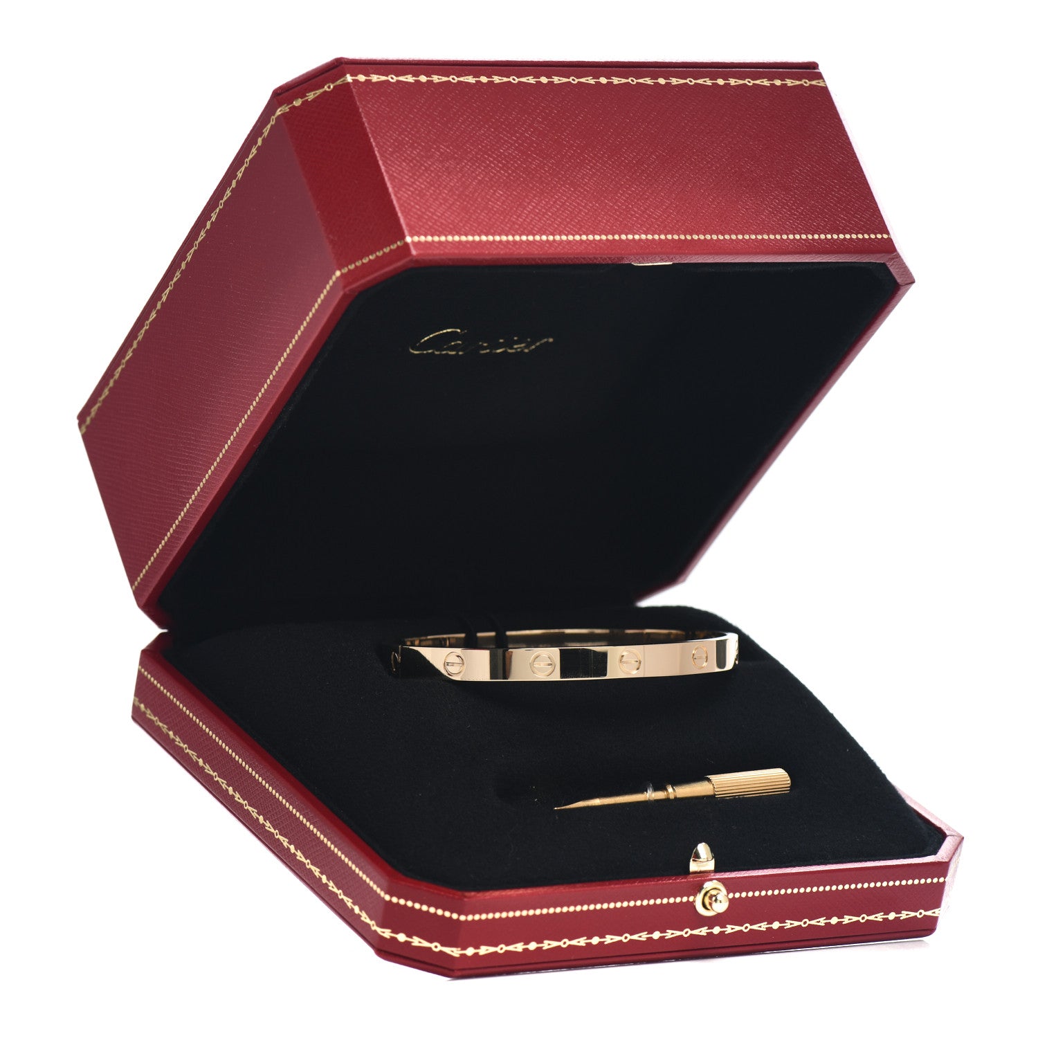 Cartier 18K Yellow Gold LOVE Bracelet 19 5 of 5
