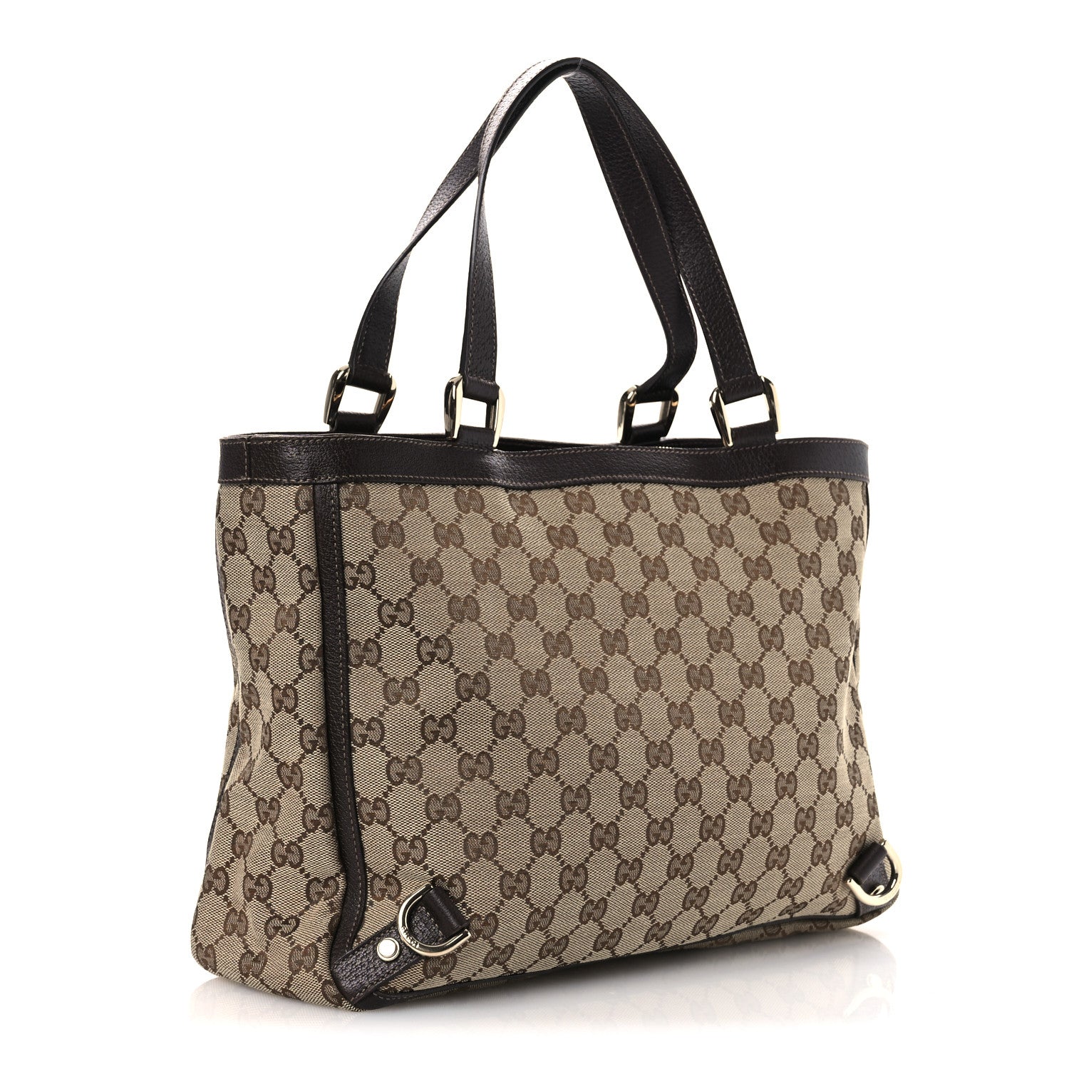 Gucci Monogram Medium Abbey Tote  Brown 3 of 13