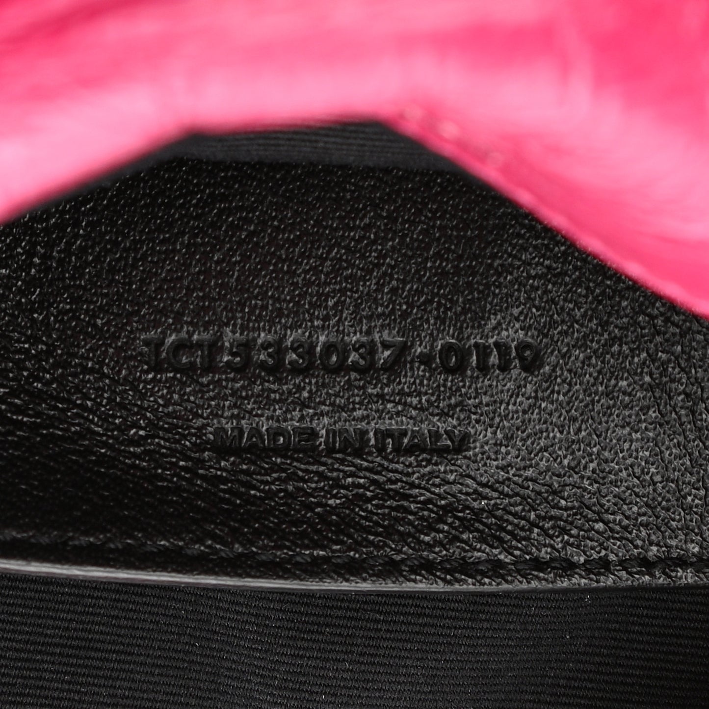 Crinkled Calfskin Matelasse Monogram Baby Niki Chain Satchel Freesia