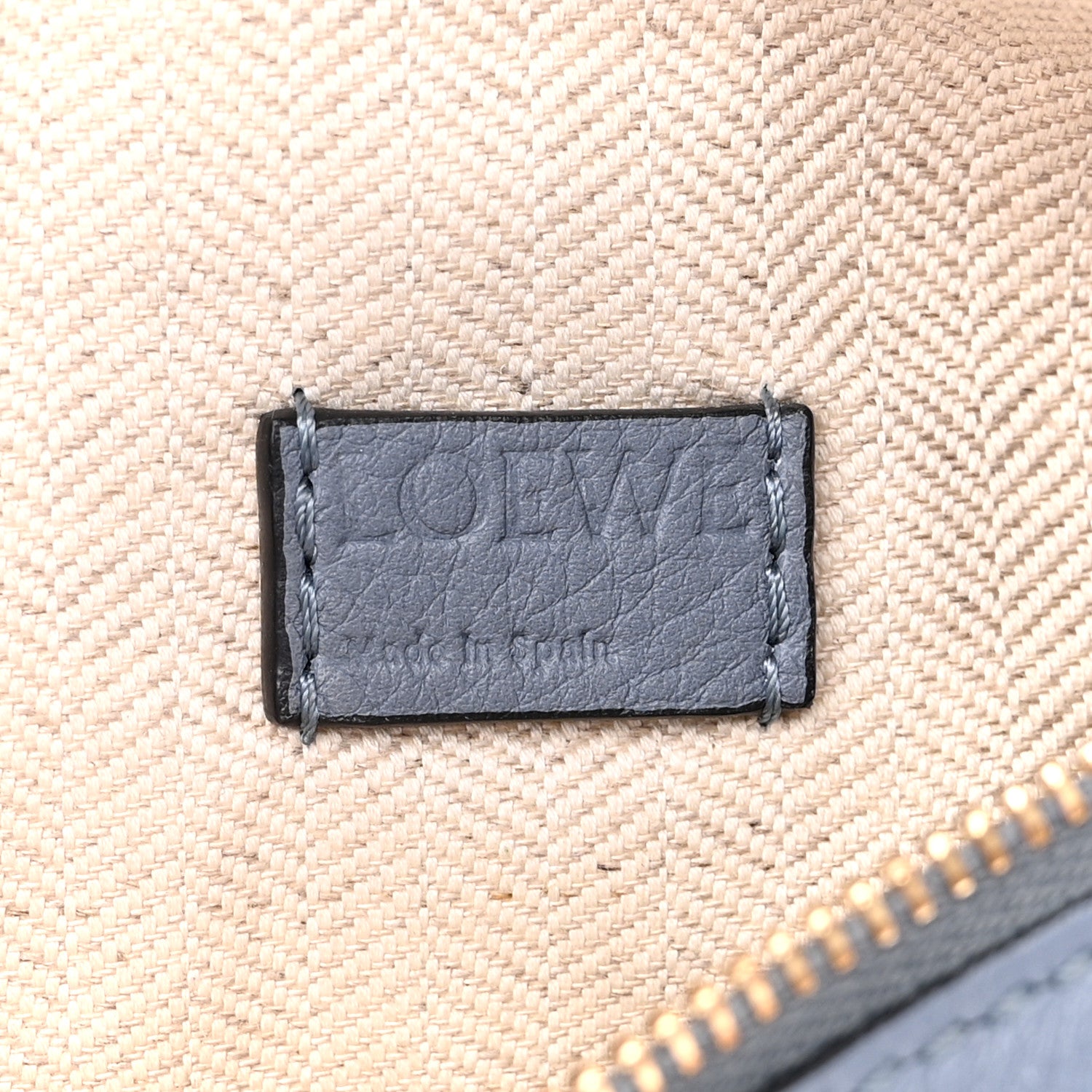 Loewe Calfskin Mini Puzzle Bag Blue 6 of 12