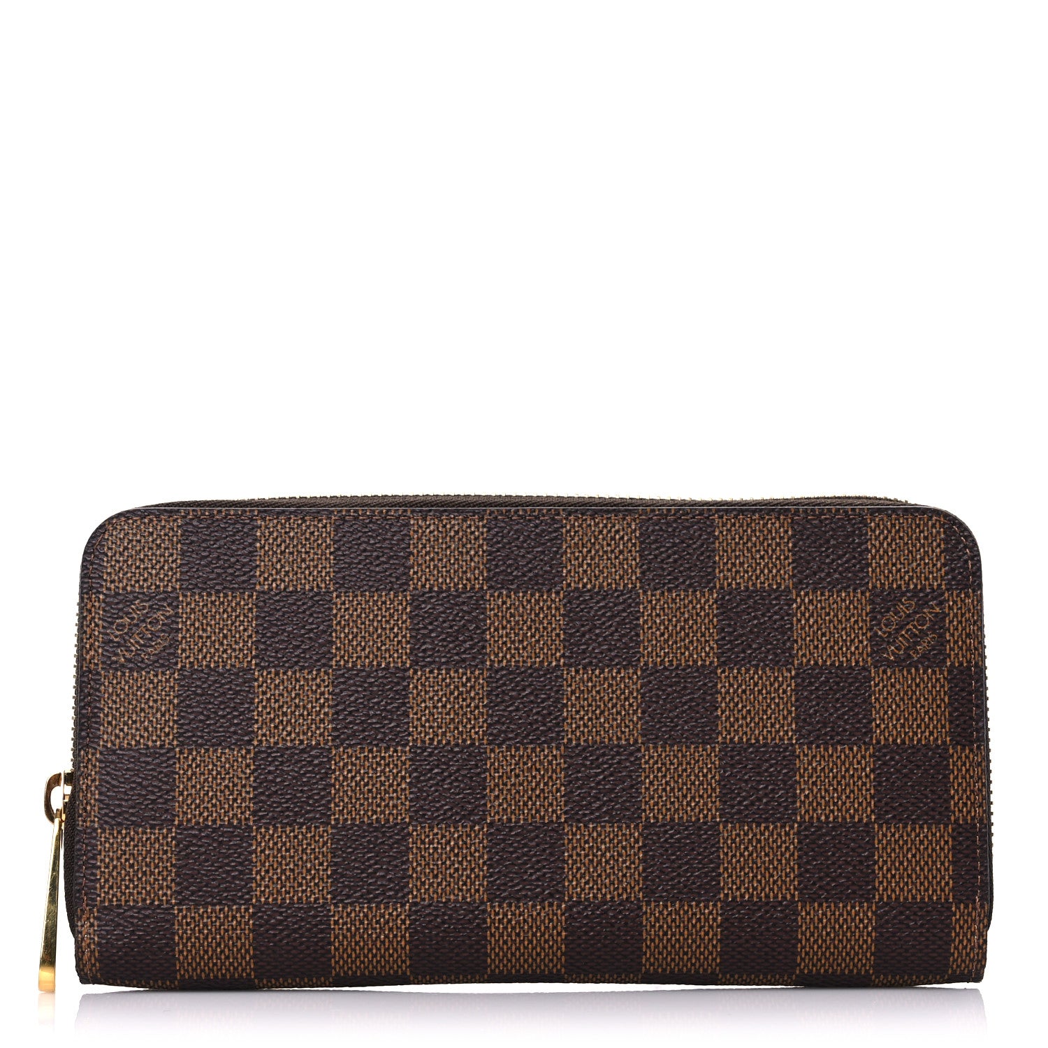 Louis Vuitton Damier Ebene Zippy Wallet Rose Ballerine 1 of 9