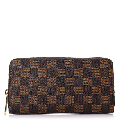 Louis Vuitton Damier Ebene Zippy Wallet Rose Ballerine 1 of 9