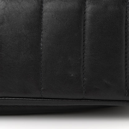 Chanel Lambskin Horizontal Quilt Jumbo Mademoiselle Flap Black 12 of 12