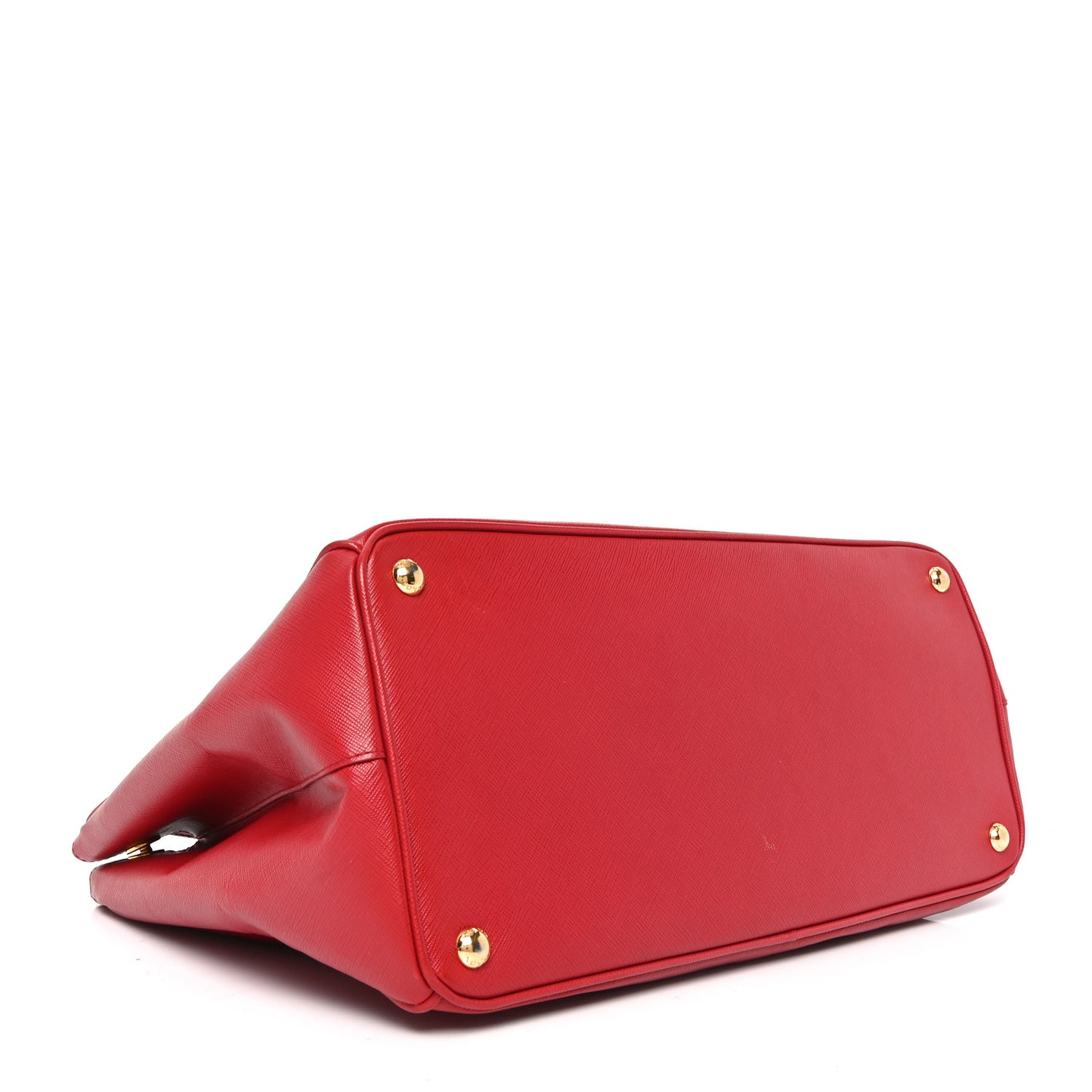 Saffiano Lux Large Galleria Double Zip Tote Fuoco