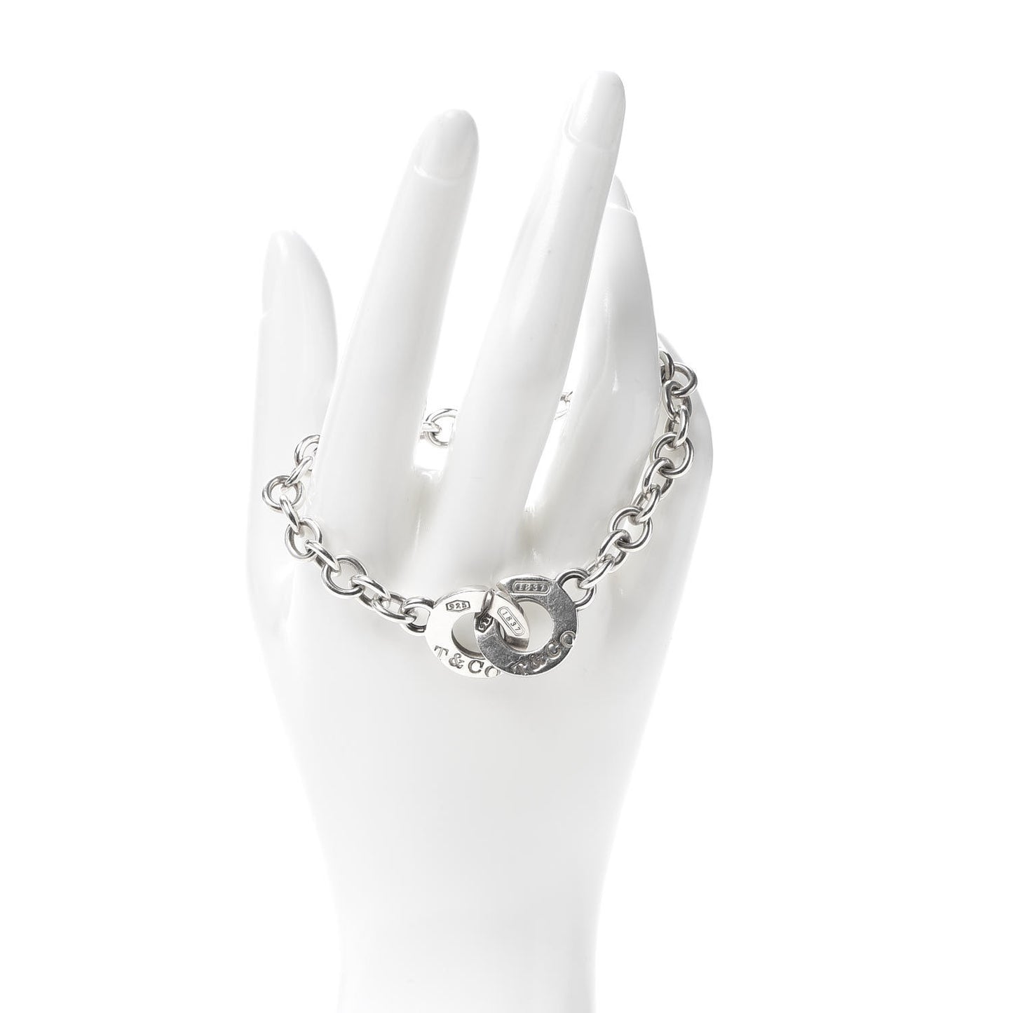 Sterling Silver 1837 Circle Clasp Bracelet