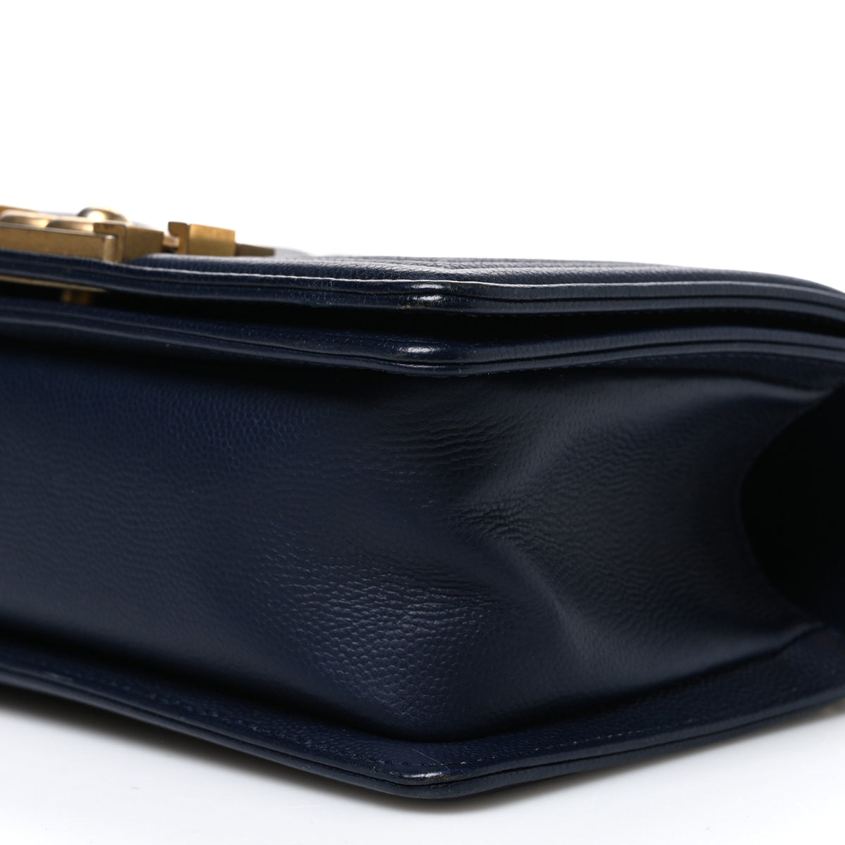 Chanel Caviar Quilted Small Boy Flap Navy 10 of 10