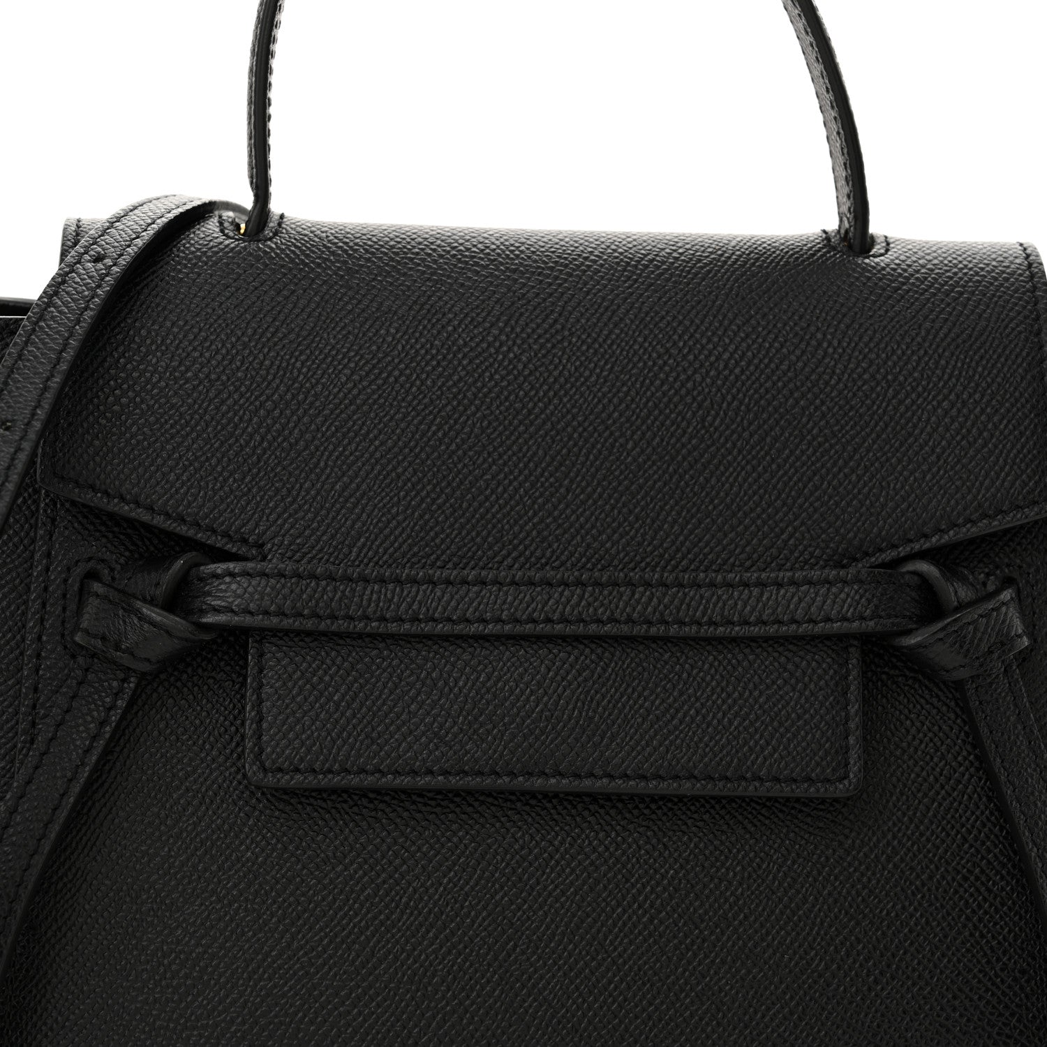 Celine Grained Calfskin Nano Belt Bag Black 7 of 12
