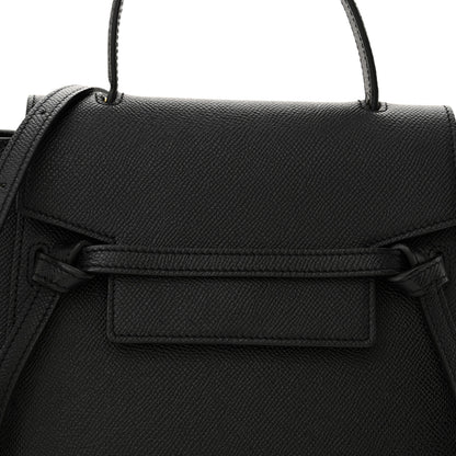 Celine Grained Calfskin Nano Belt Bag Black 7 of 12
