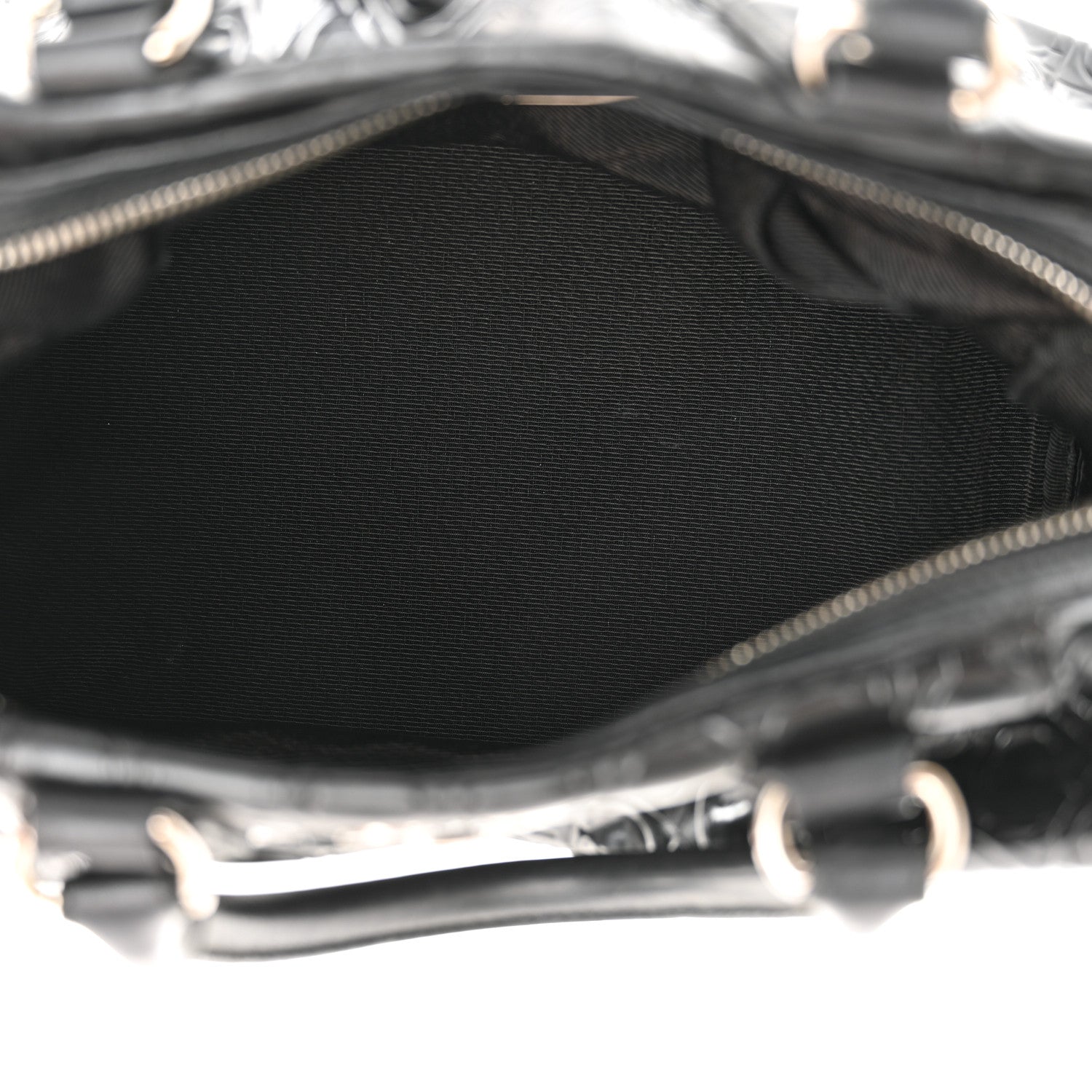Salvatore Ferragamo Patent Gancini Embossed  Black 5 of 15