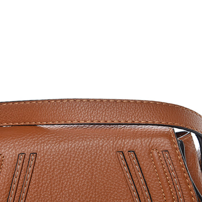 Chloe Calfskin Mini Marcie Round Crossbody Bag Tan 12 of 13
