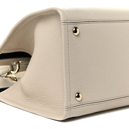 Salvatore Ferragamo Grained Calfskin Medium Meera Tote Peony 5 of 11