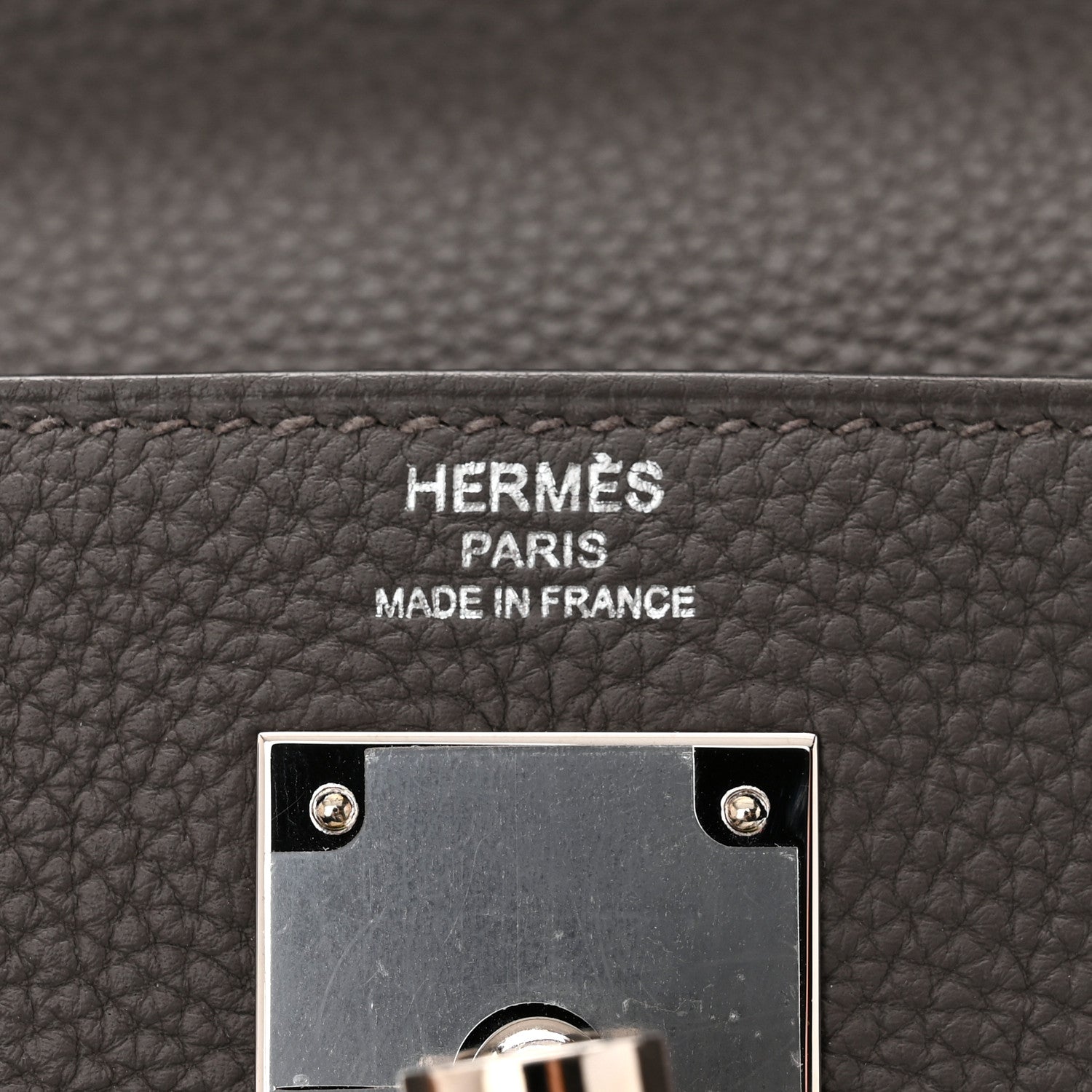 Hermes Togo Kelly Retourne 28 Etain 6 of 12