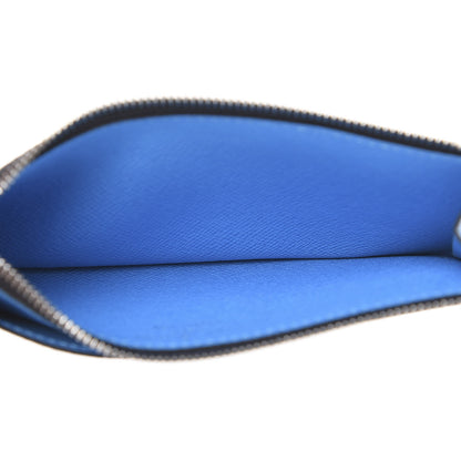 Louis Vuitton Taigarama Coin Card Holder Blue Lagoon 4 of 6