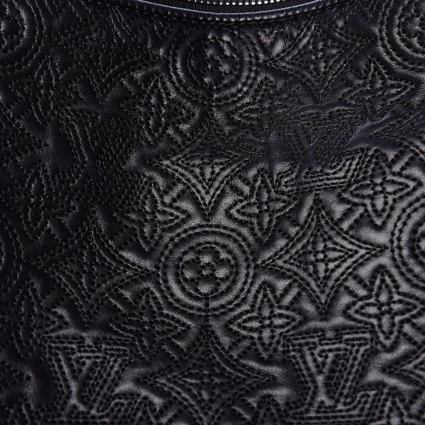 Monogram Lambskin Antheia Ixia MM Black