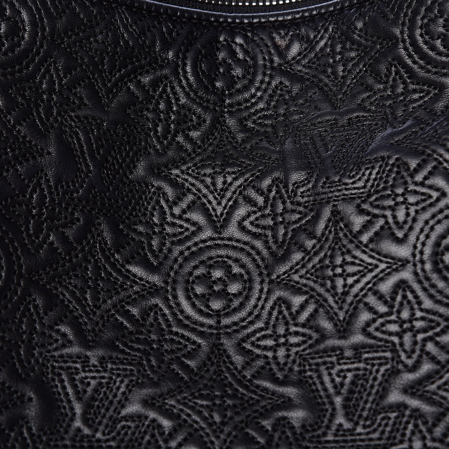 Louis Vuitton Monogram Lambskin Antheia Ixia MM Black 10 of 11